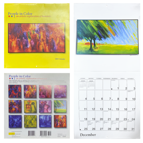 People in Color Art Calendar